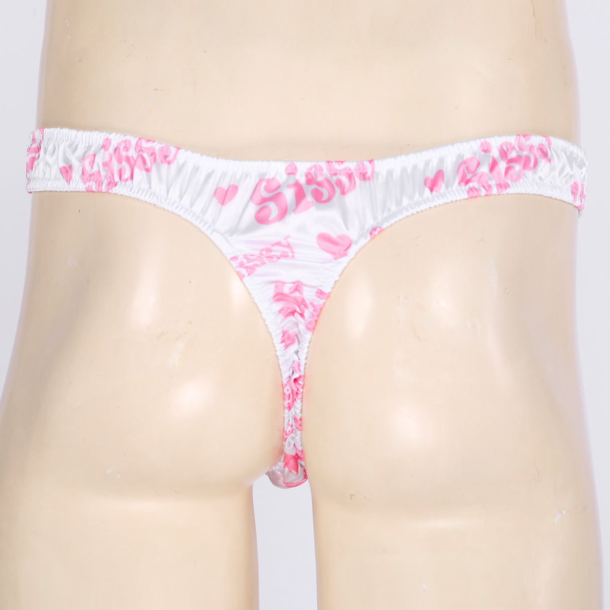 Satin Sissy Ruffled Low Rise Panties