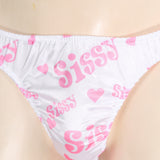 Satin Sissy Ruffled Low Rise Panties