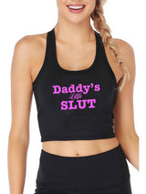 Daddy's Little Slut Crop Top