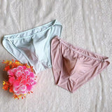 2pcs Soft Breathable Sissy Pouch Panties