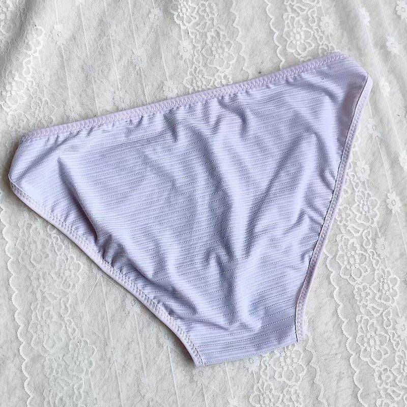 2pcs Soft Breathable Sissy Pouch Panties