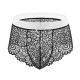 Lace Mesh Sissy Boxer Shorts