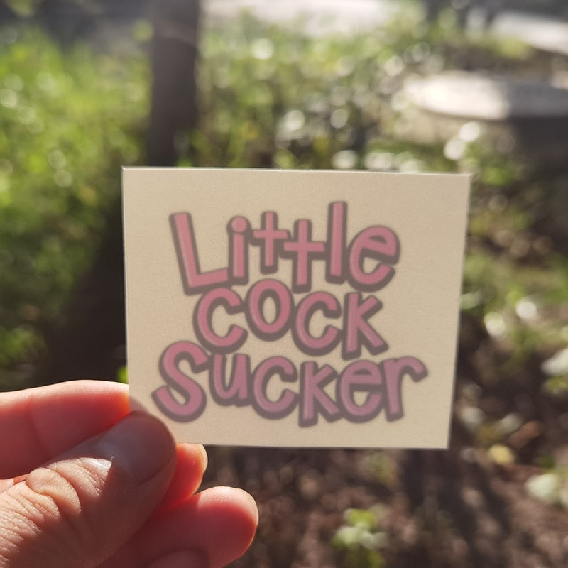 "Little Cock Sucker" Temporary Tattoo 5pk