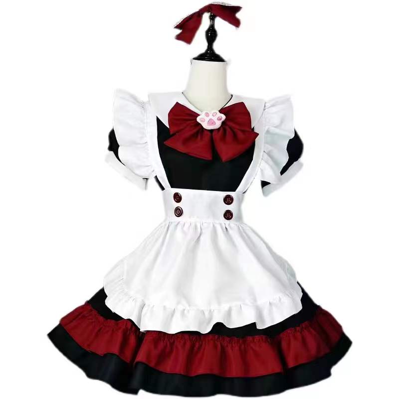 BDSM Restraint Lockable Lolita Maid Dress