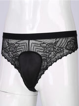 Breathable Low Waist Floral Lace Panties