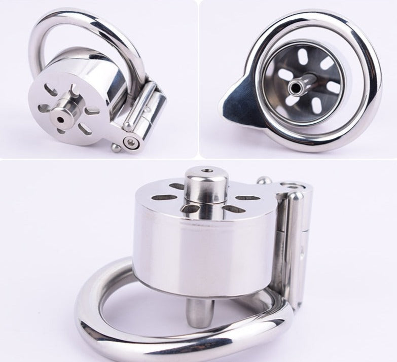 Wrapped Stainless Steel Chastity Cage