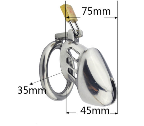 Chaste Bird Stainless Steel Male Chastity Device,Cock Cages,Virginity Lock,Chastity Belt,Penis Ring,Penis Lock,Cock Ring A077