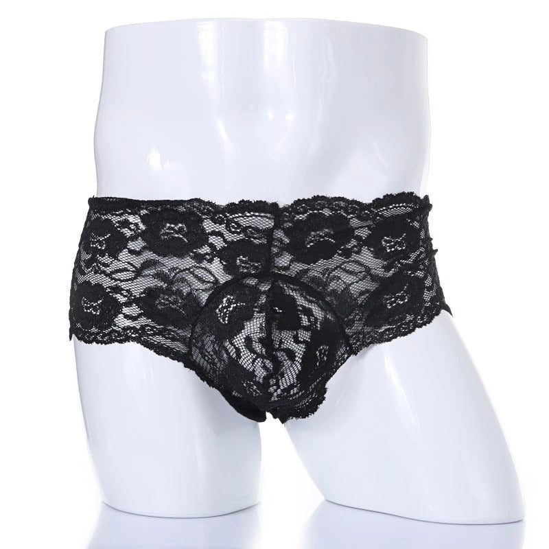 LiveLace Ultra Thin Lace Sissy Pouch Panties