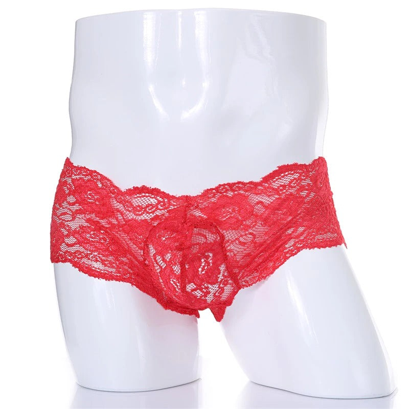 LiveLace Ultra Thin Lace Sissy Pouch Panties