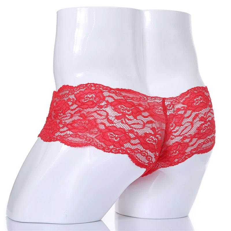 LiveLace Ultra Thin Lace Sissy Pouch Panties