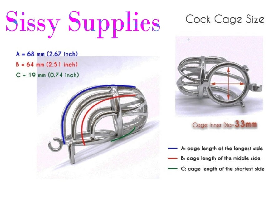 Sunstar Stainless Steel Chastity Cage