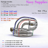 Sunstar Stainless Steel Chastity Cage