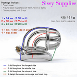 Sunstar Stainless Steel Chastity Cage